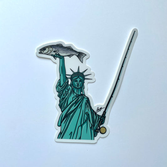 Lady Liberty Striper Decal