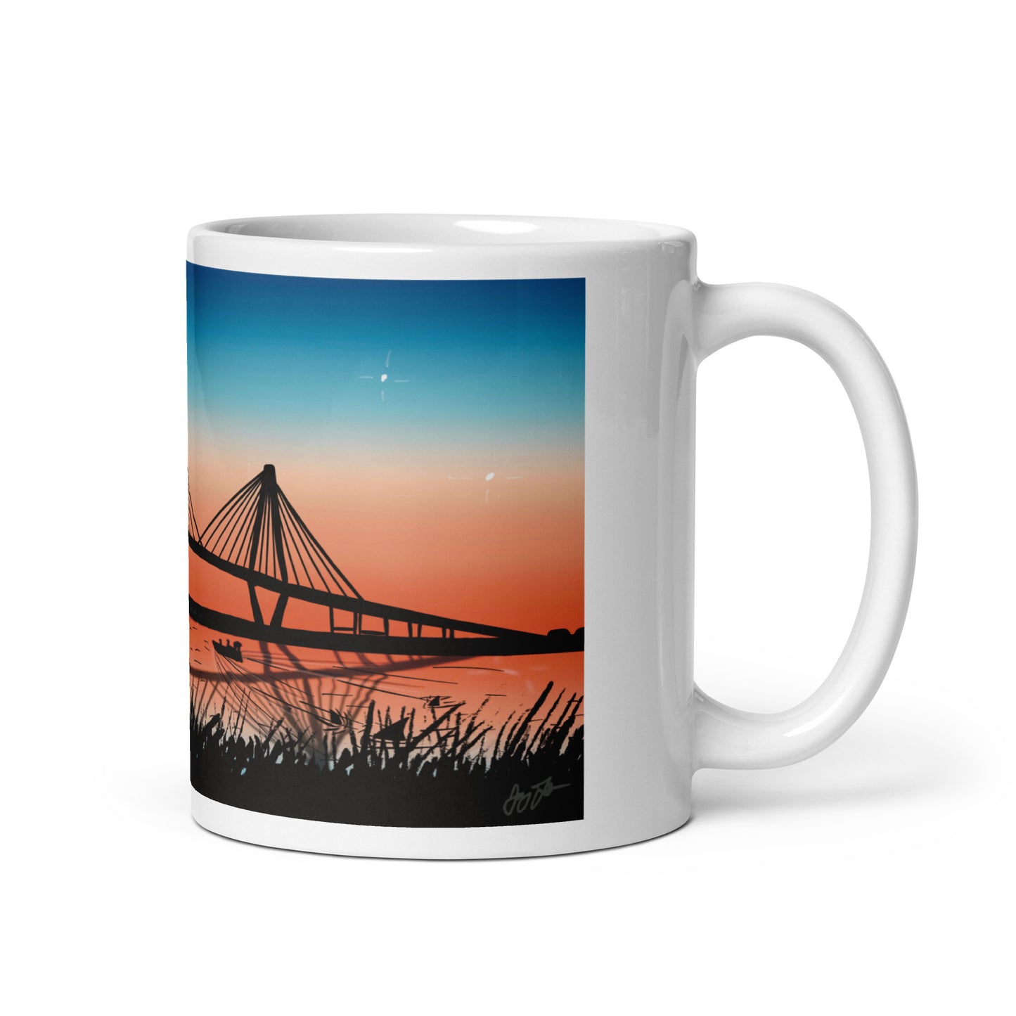 Charleston, SC Ravenel Bridge Sunrise Mug