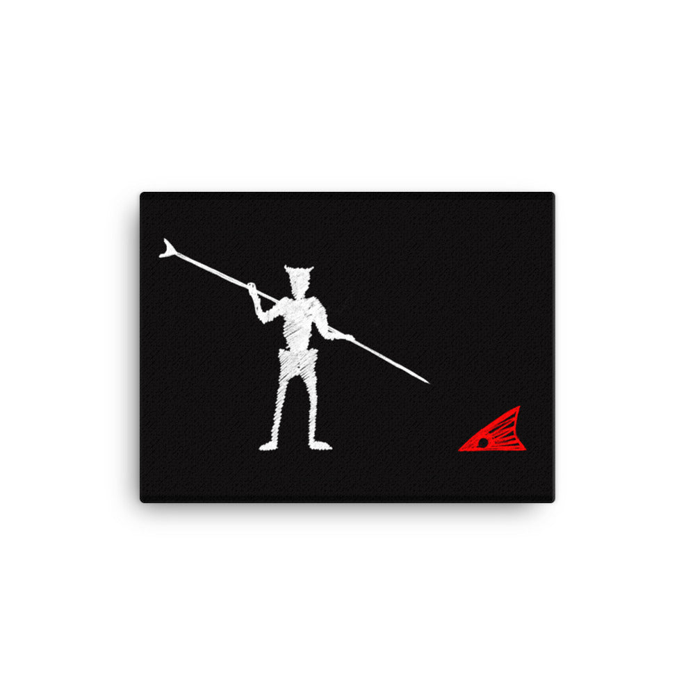 Black Beard Redfish Canvas Print - Jaybo Art
