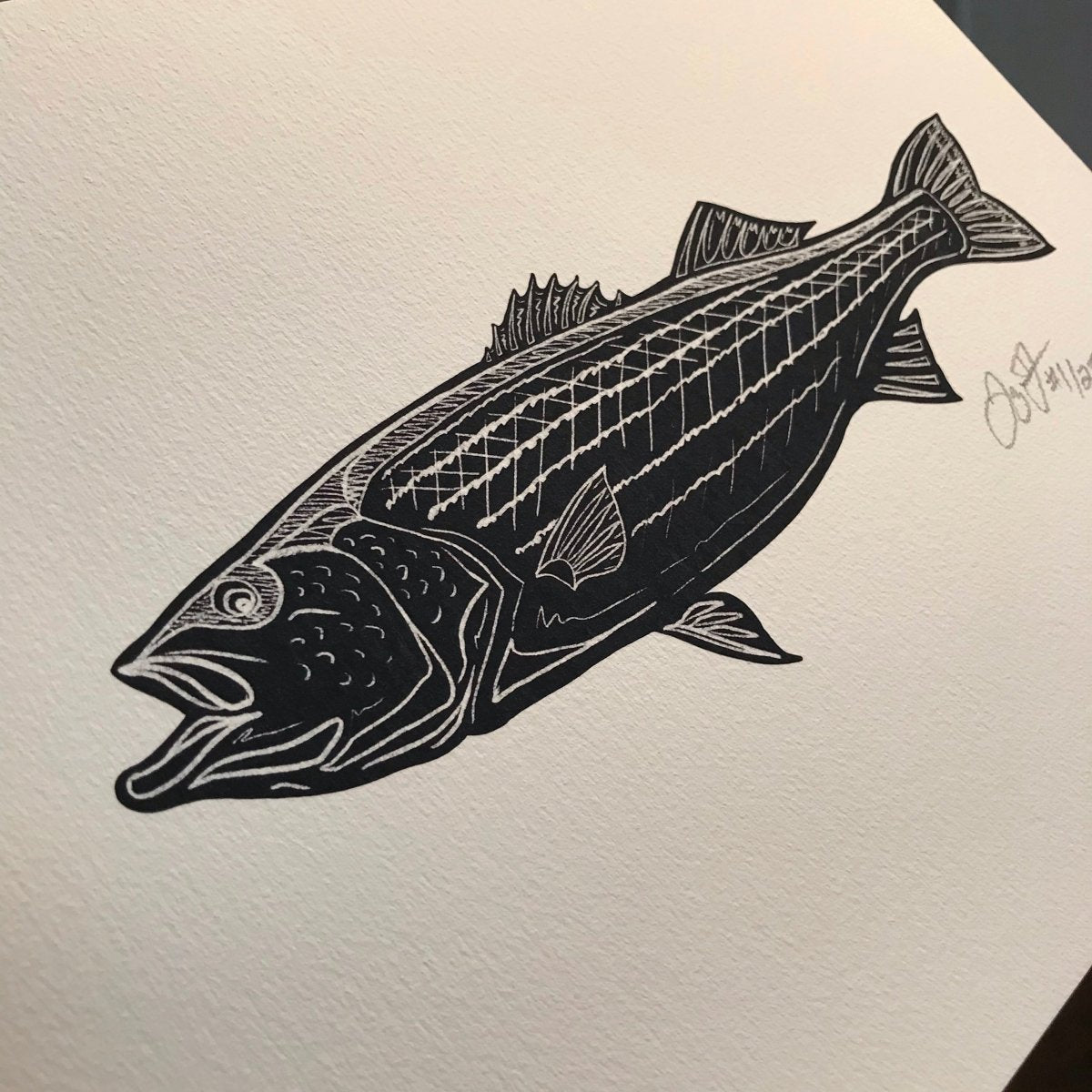 Black Series Striper Print - Jaybo Art