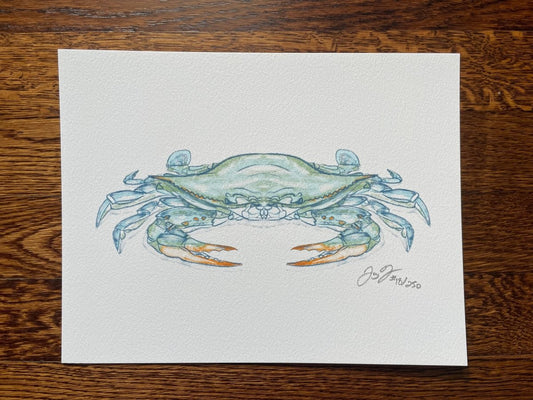 Blue Crab Print - Jaybo Art