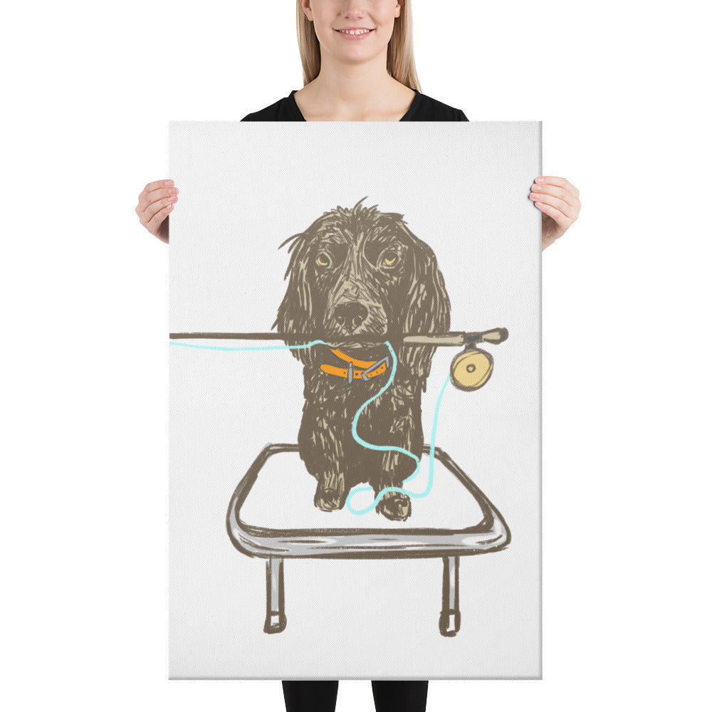 Boykin Fly Fishing Canvas Print