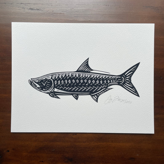 Black Tarpon Print