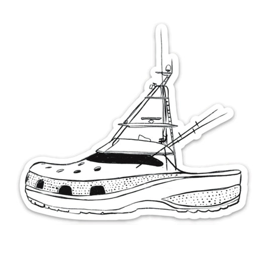 Croc Yacht Decal