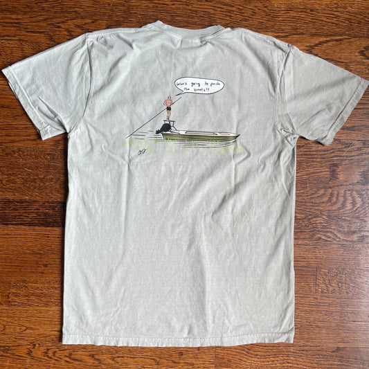 "Who’s Going to Push the Boats!" Comfort Color Pocket Tee: Limited Run!