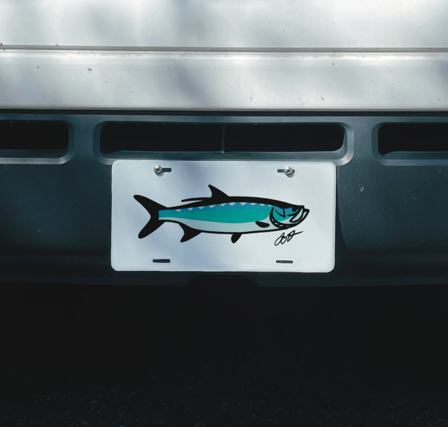Simple Tarpon License Plate