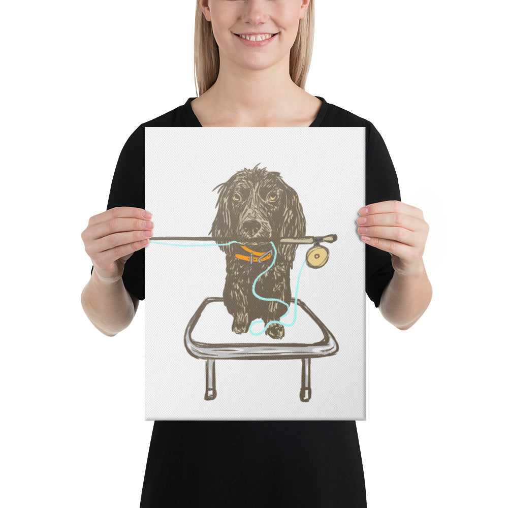 Boykin Fly Fishing Canvas Print