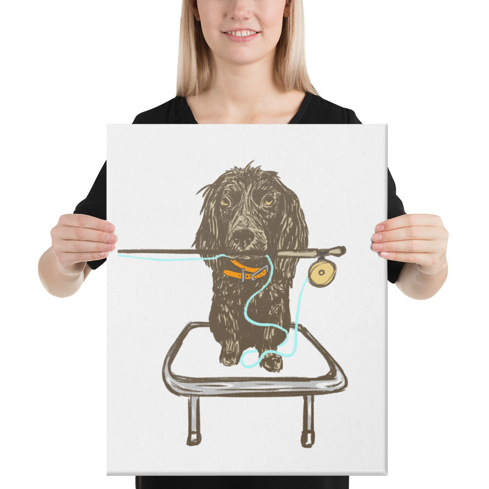 Boykin Fly Fishing Canvas Print