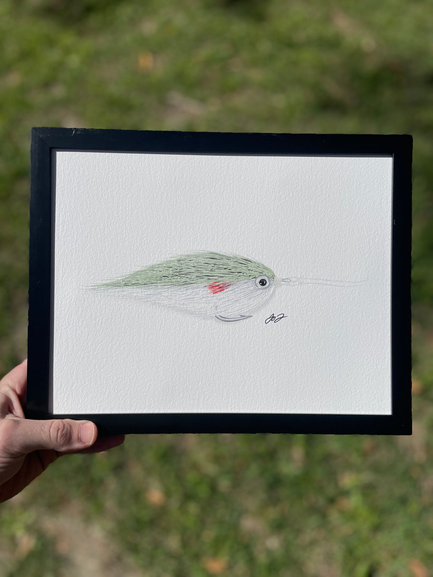 Open Edition: EP Baitfish Fly Print (frame not included)