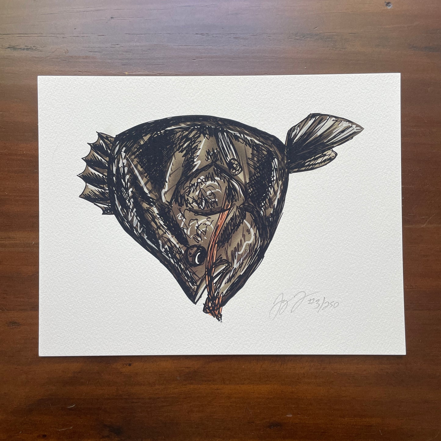 Triple Tail Print