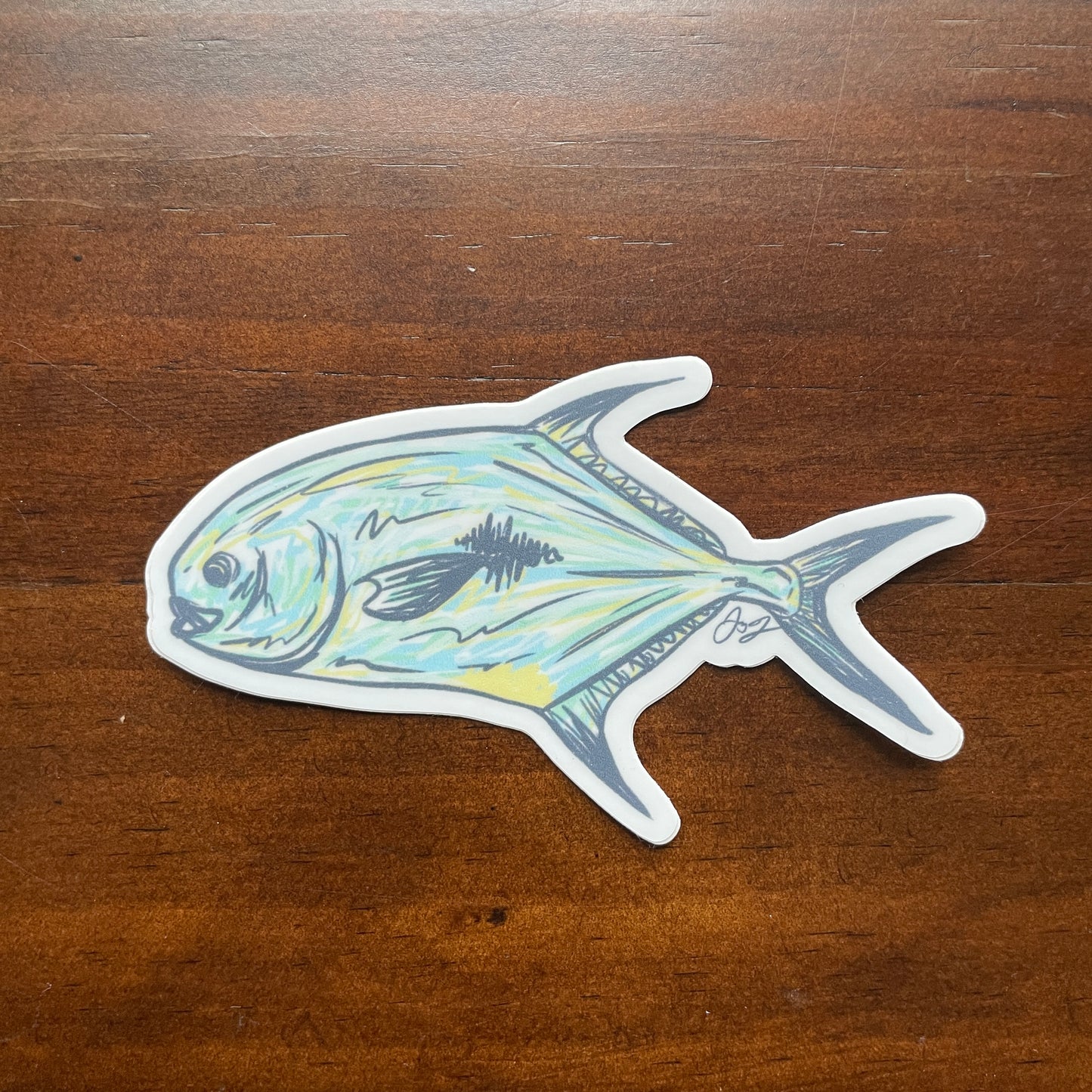 Funky Permit Decal