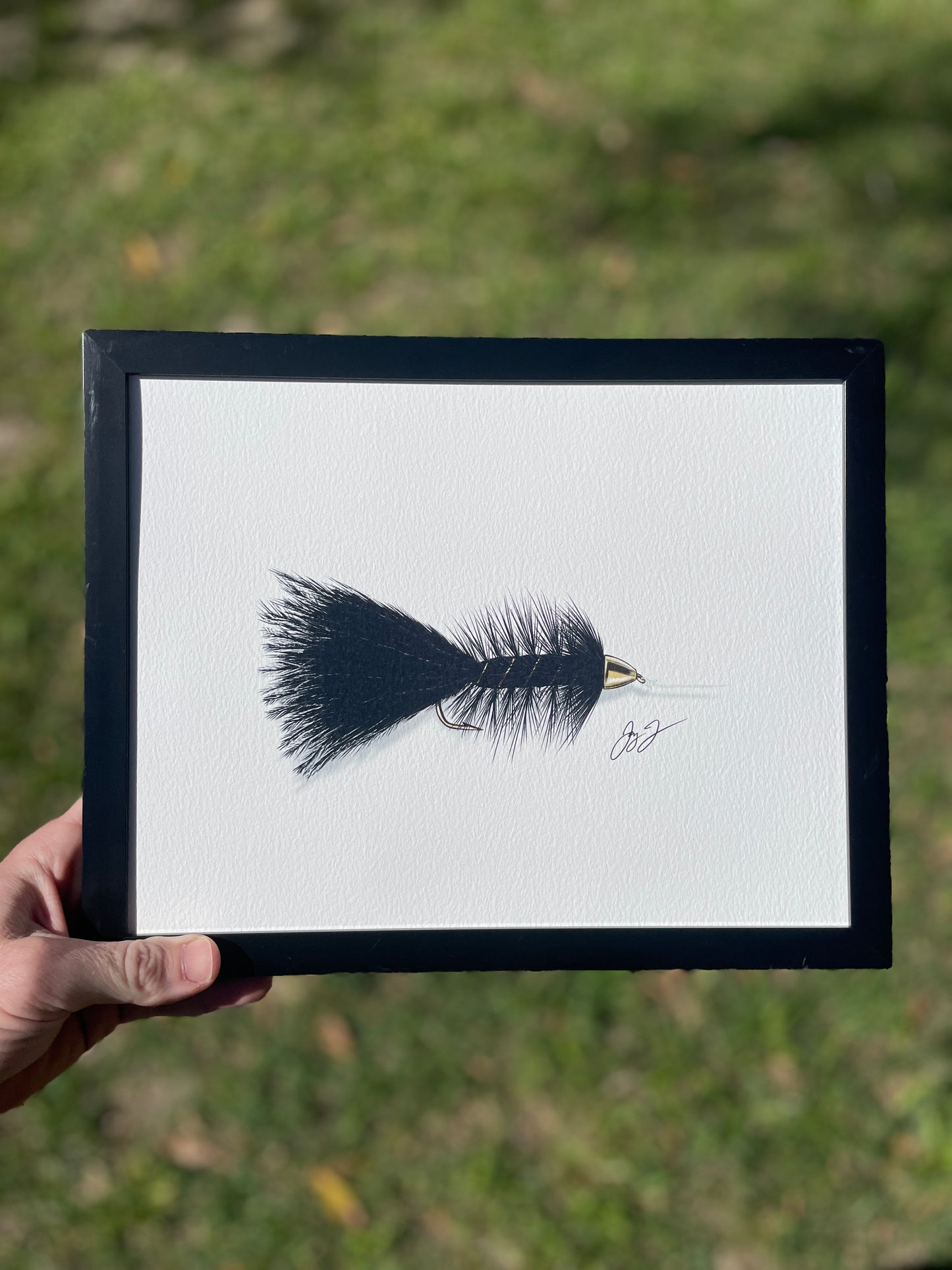 Open Edition: Wooly Bugger Fly Print (frame not included)