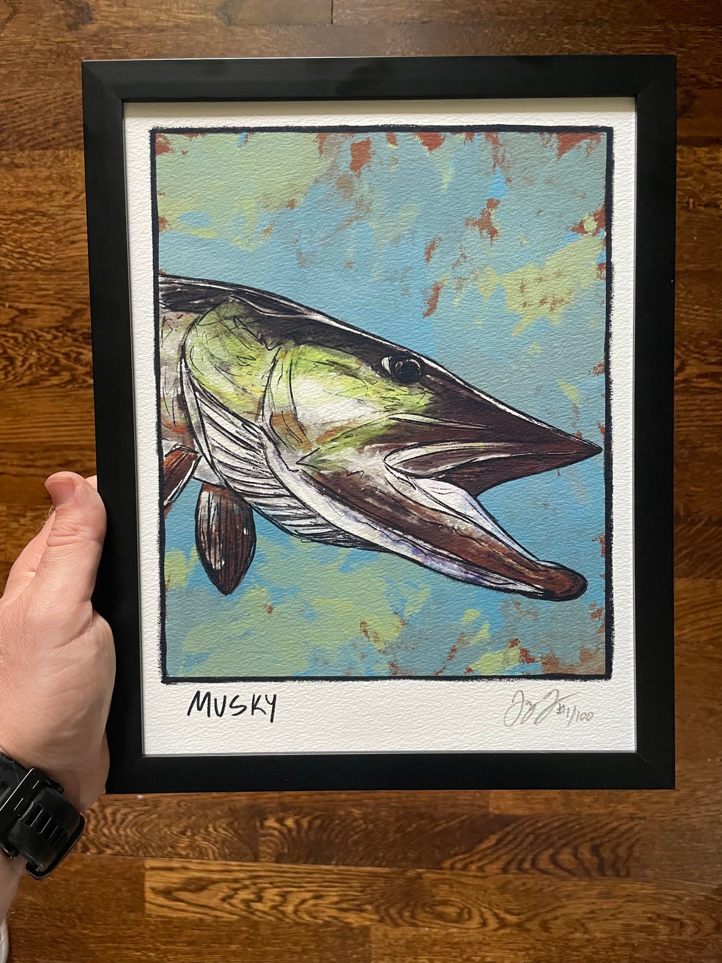 Musky Print Ed. of 100 (Frame not included)