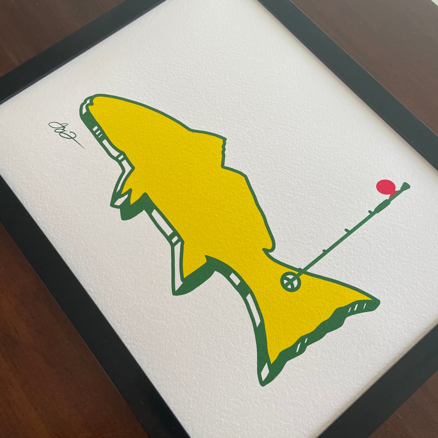 Open Edition: The Masters Redfish Print (frame not included)