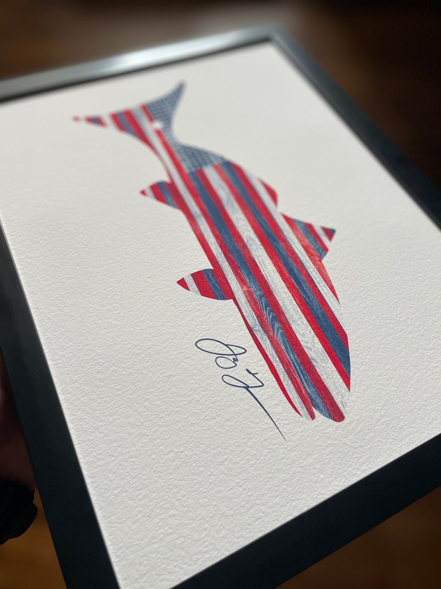 Open Edition: USA Redfish Print (Frame not included)