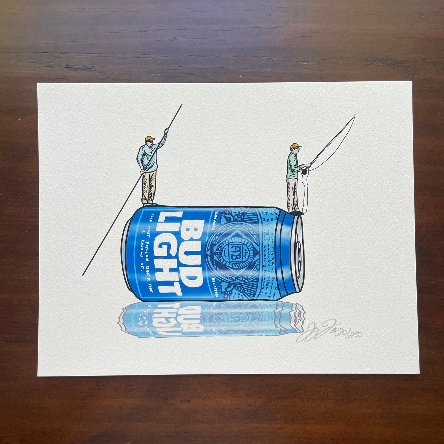 Bud Light Skiff Print