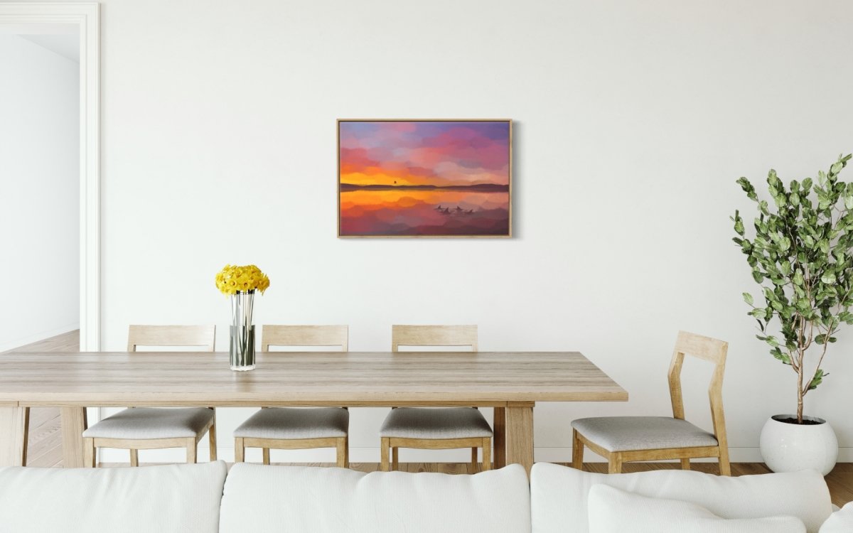 Morning Fishing Canvas Print - Jaybo Art